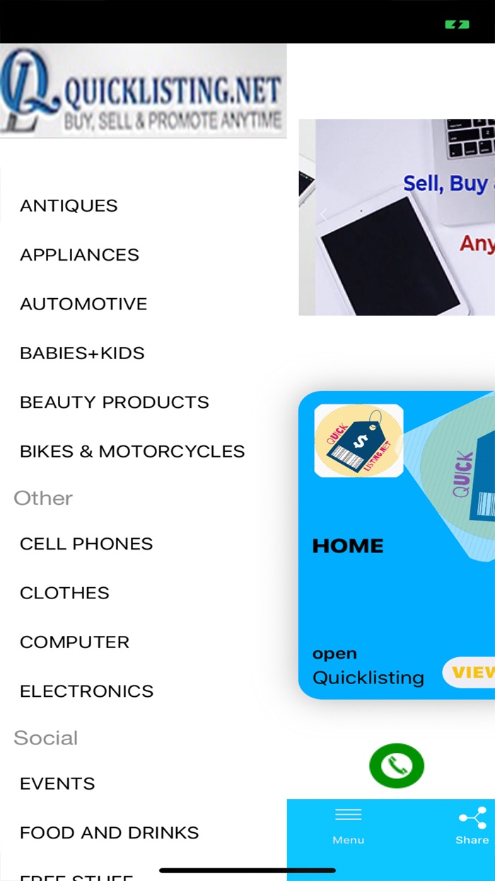 QuickListing -Buy Sell Promote