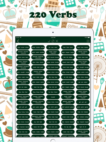 Verbs in English: Learn app screenshot 4