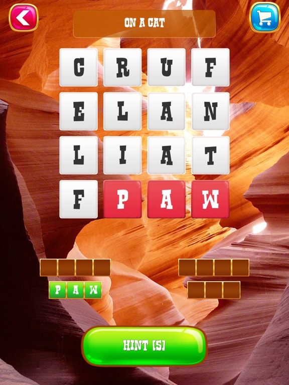 Screenshot #4 pour Word Canyon: Calm and Relaxing