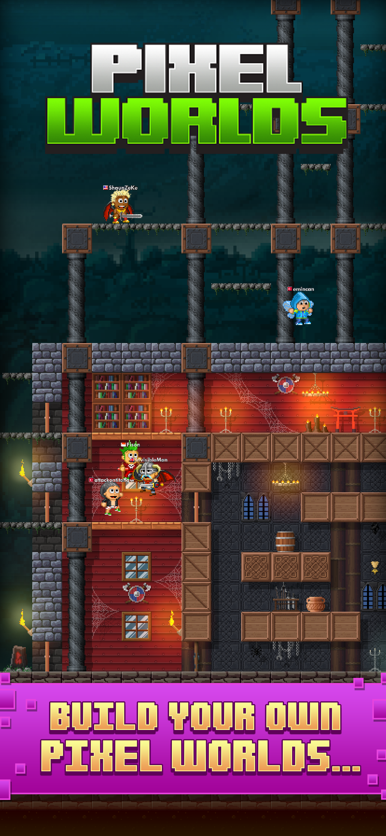 Pixel Worlds: MMO Sandbox screenshot 4