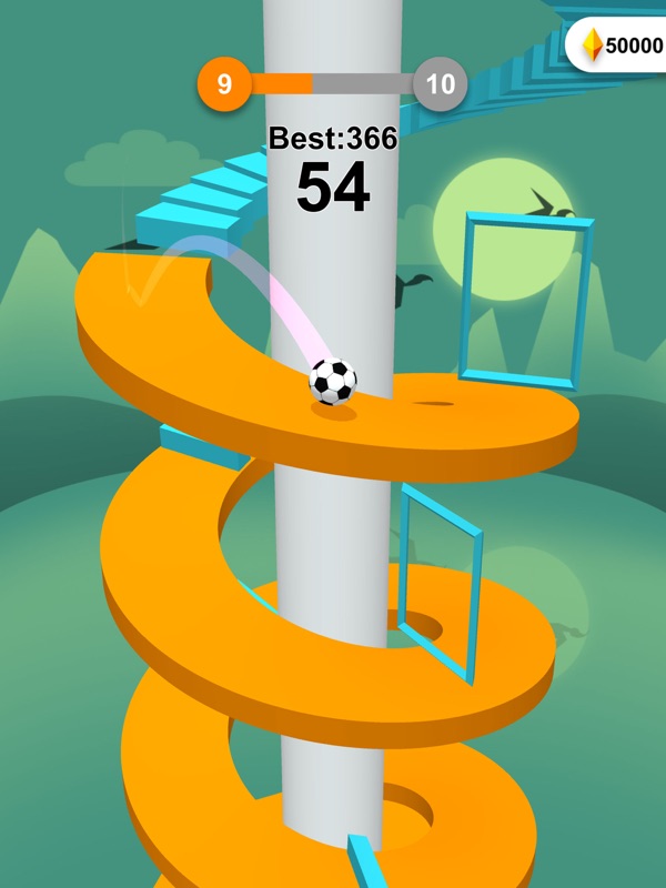 Jump Ball-Bounce On Tower Tile screenshot 12