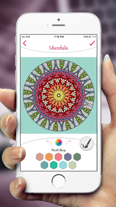 Mandala Coloring Book Pages screenshot 4