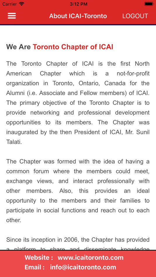 #1. ICAI Toronto (iOS) 由: Iolite Softwares