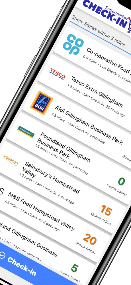 Supermarket Check In