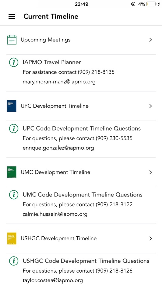 #8. IAPMO Codes (iOS) 由: IAPMO