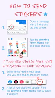 How to cancel & delete working from home stickers 2