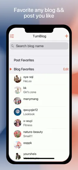 Game screenshot TumBlog - for Tumblr hack
