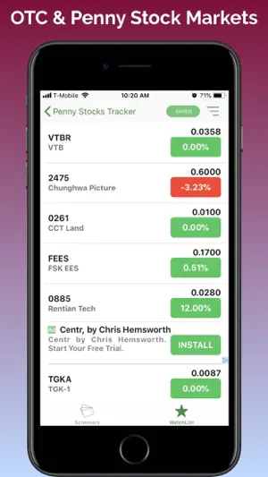 Penny Stocks Tracker &Screener screenshot 4