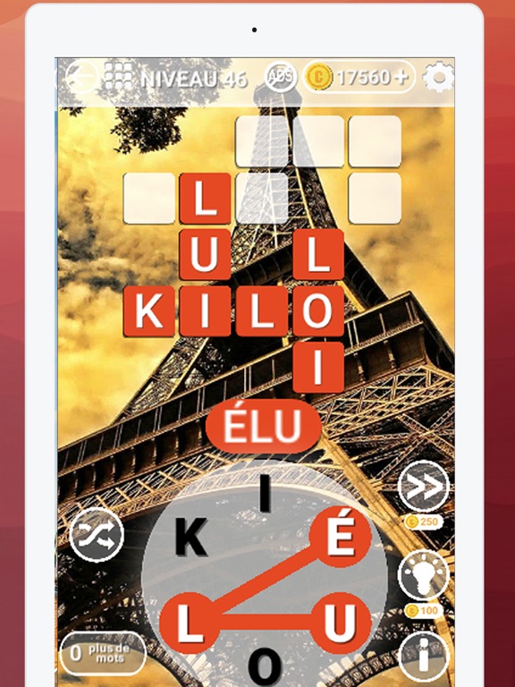 Screenshot #5 pour Voyage des mots:Jeu de lettres