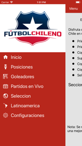 Chilean Soccer Live screenshot