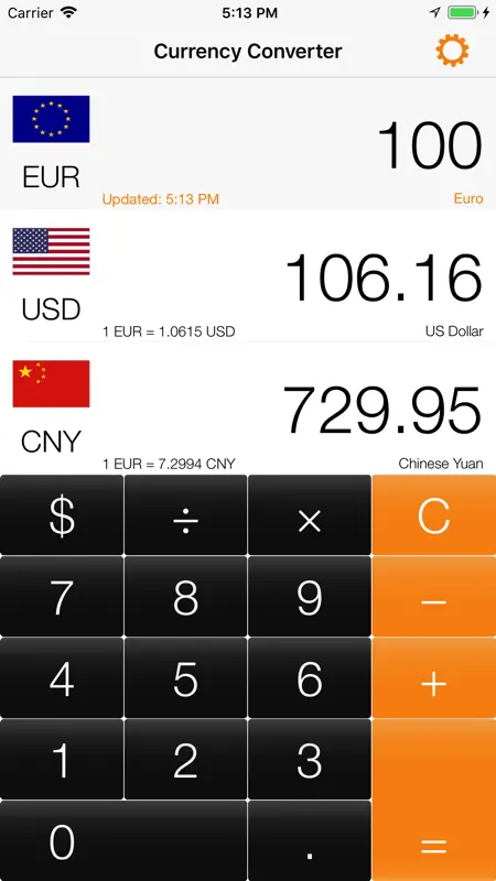 Conversor de divisas: Monedas screenshot 1 of 5