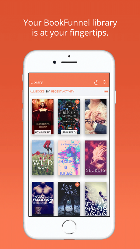 BookFunnel App Store screenshot 1