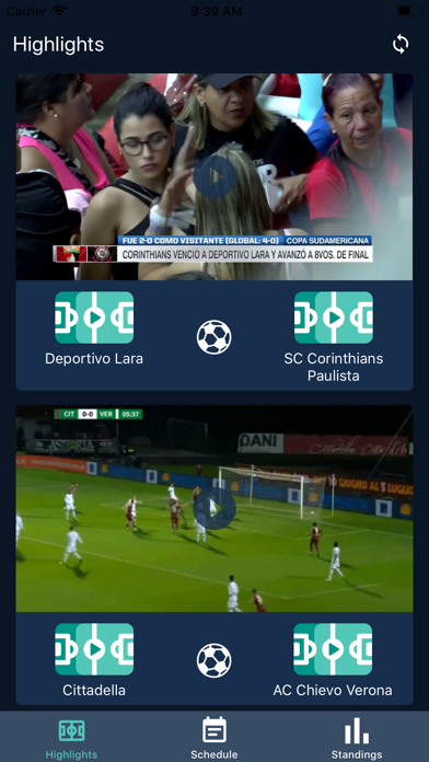 Ball Hub - Football Highlights Screenshot