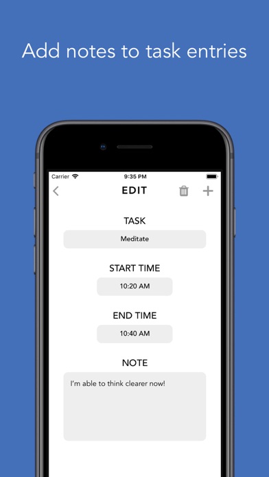 Hyper - Focus Time Tracker iPhone screenshot 6 - Productivity app