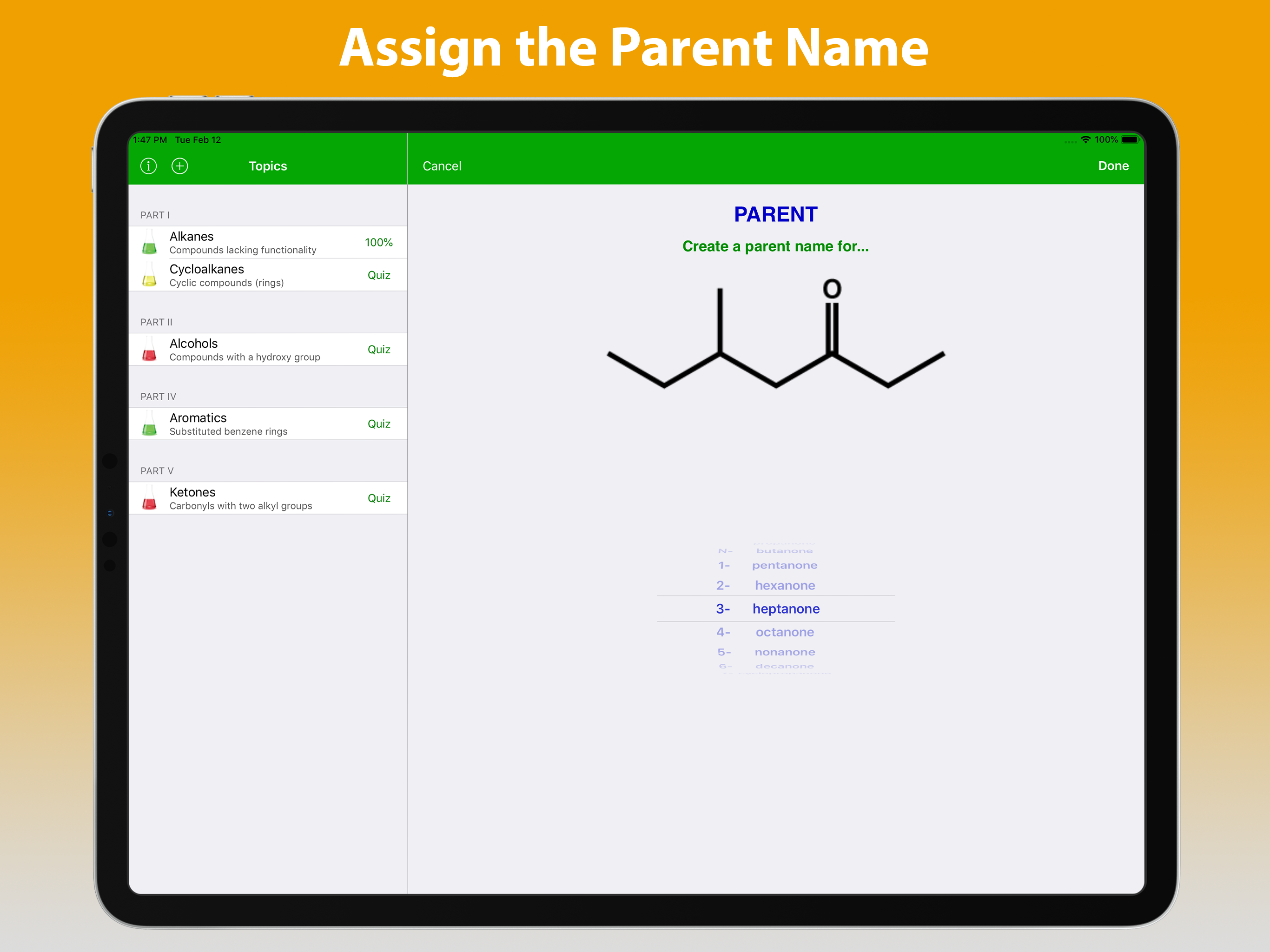 Organic Nomenclature