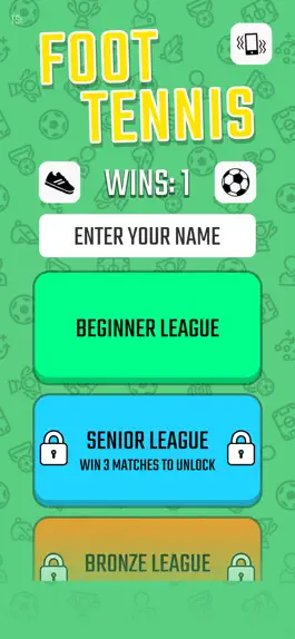 Game screenshot Foot Tennis 3D mod apk