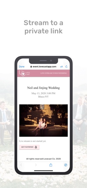 Lovecast - Wedding Livestream(圖4)-速報App