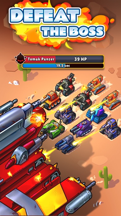 Huuuge Little Tanks Merger Screenshot
