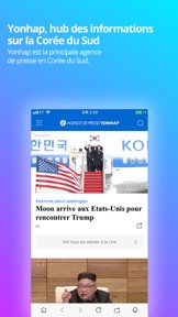 Agence Yonhap screenshot