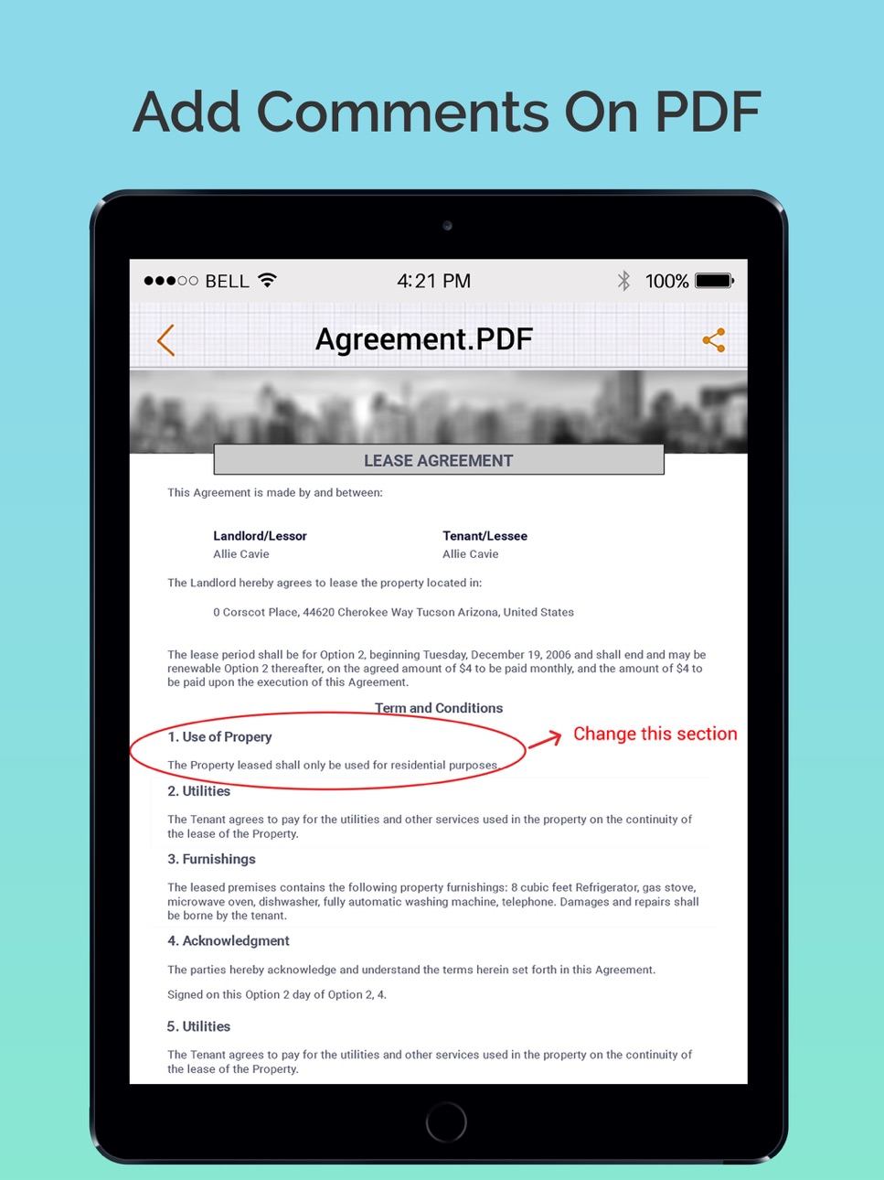iPad screenshot