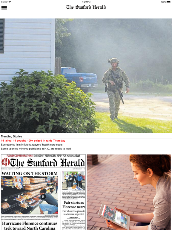 Screenshot #4 pour The Sanford Herald