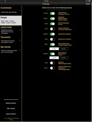 QuakeWatch ipad bilder 3