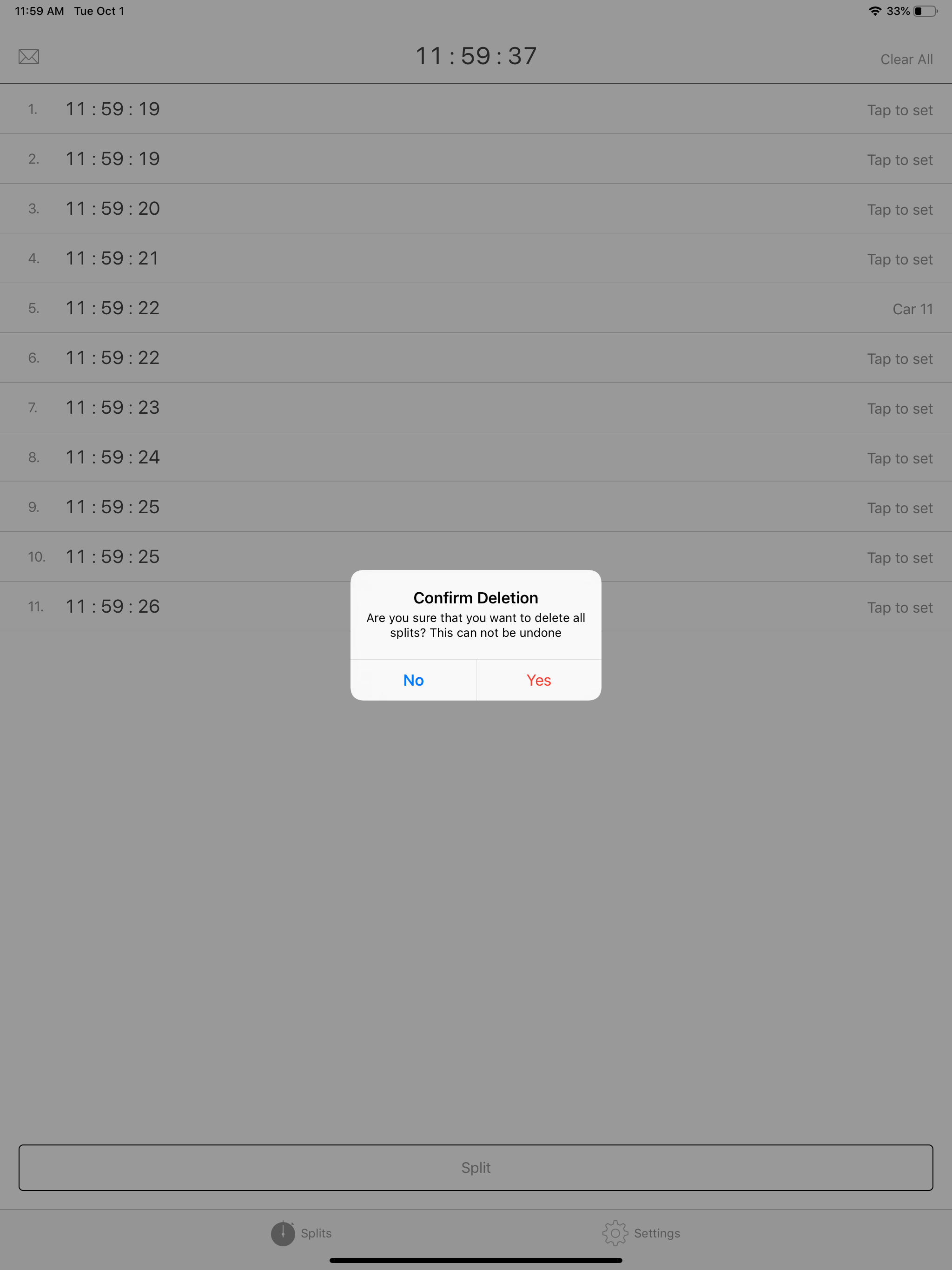 Checkpoint Clock