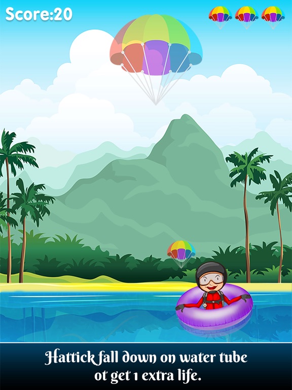 Parachute Jump: Skydiving game iPad screenshot
