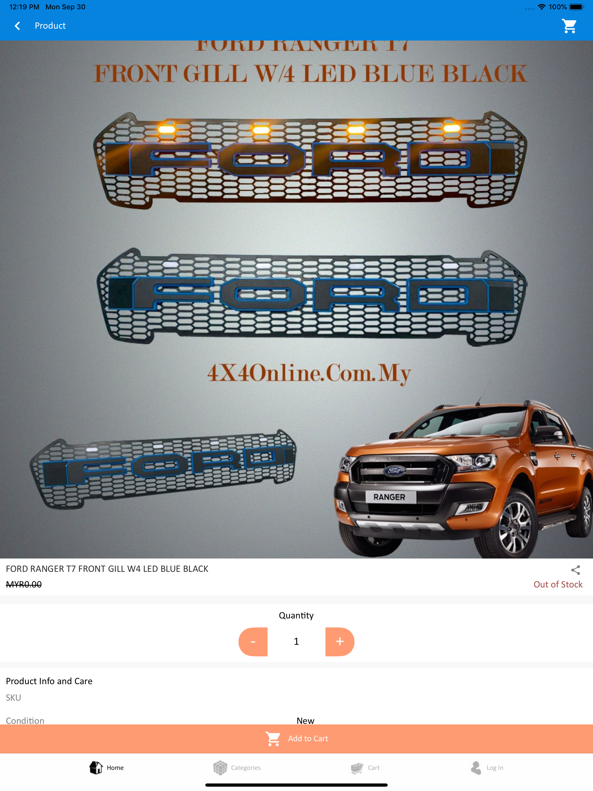 4x4 Online Store