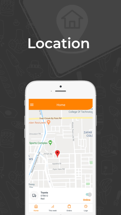 DineHome Driver App-Restaurant Screenshot