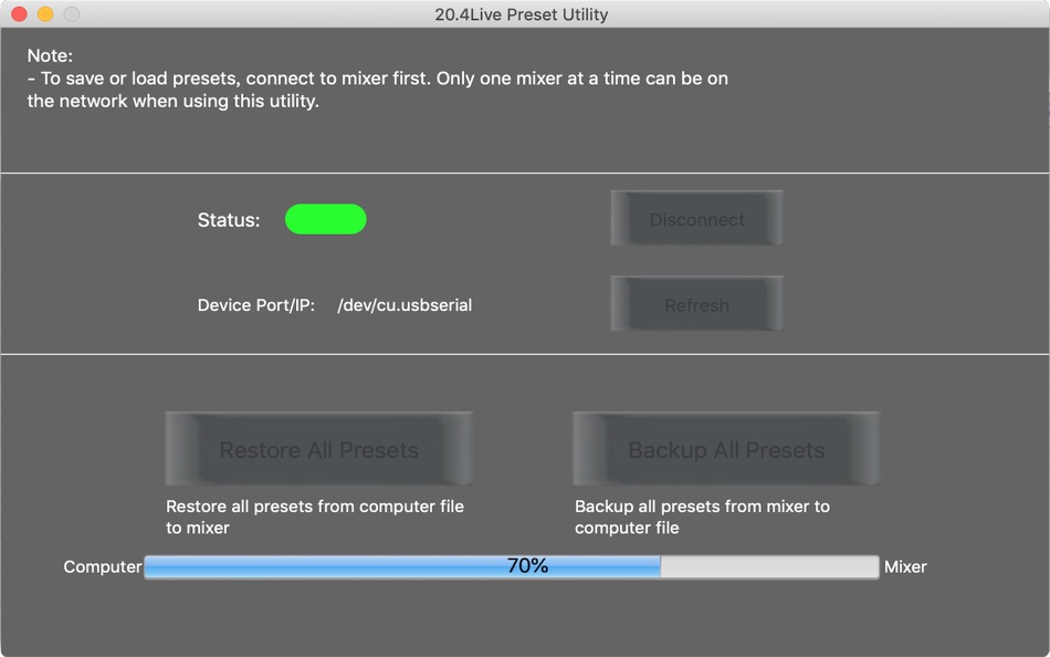 20.4Live Preset Utility (macOS) 由: SEIKAKU