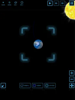 Planet simulation screenshot 7