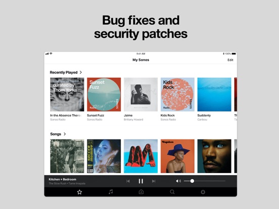 Sonos S1 Controller iPad screenshot 4 - Music app