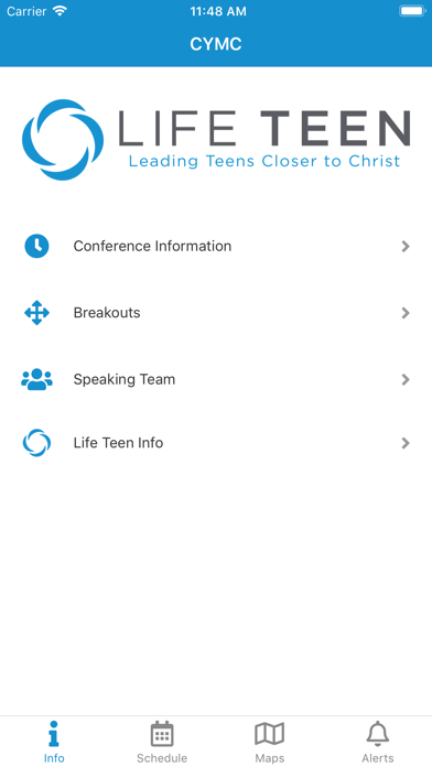 Life Teen Events app screenshot