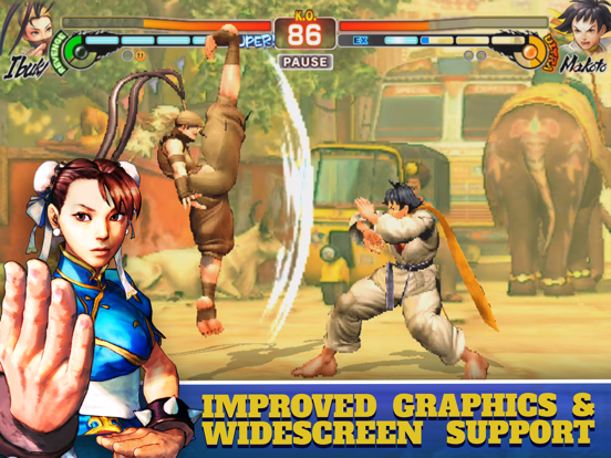 Street Fighter IV CE iPad app afbeelding 3