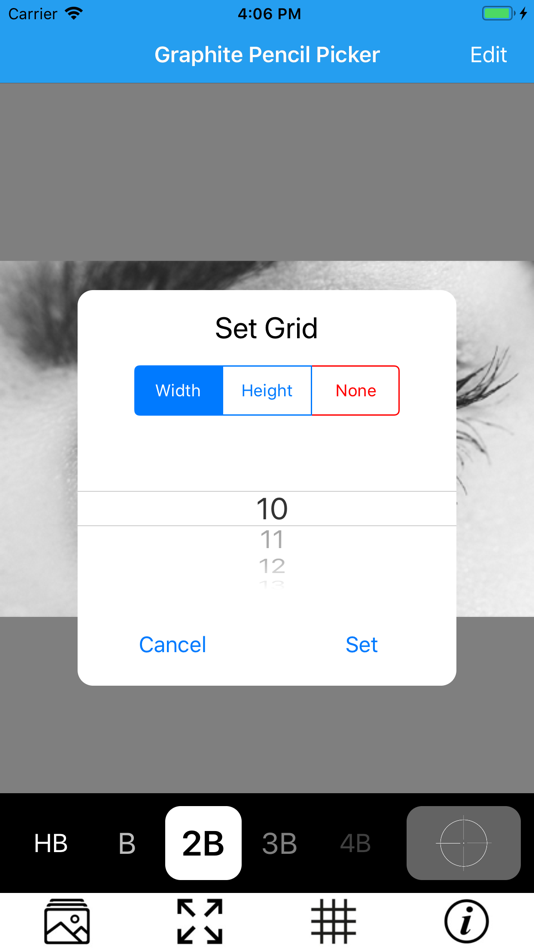 #4. Graphite Pencil Picker (iOS) 由: Kristian Olidana