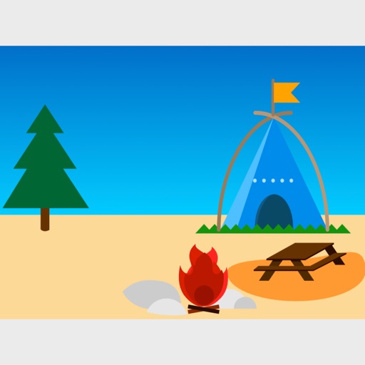 Camping Stickers icon