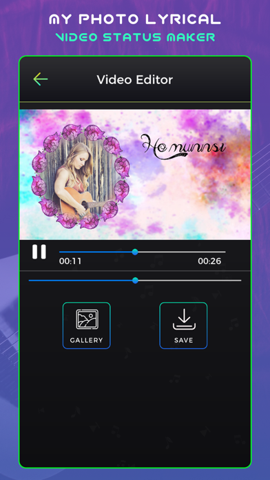 Screenshot #3 pour My Photo Video Status Maker