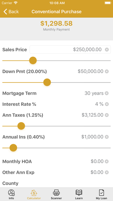 American Home Mortgage Screenshot