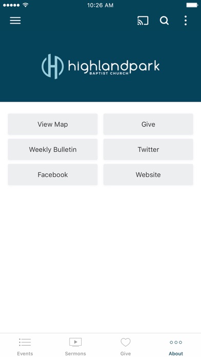 Highland Park Baptist Church Screenshot