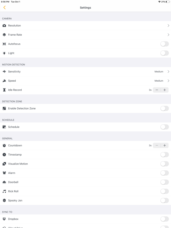 Screenshot #6 pour Motion Sensor