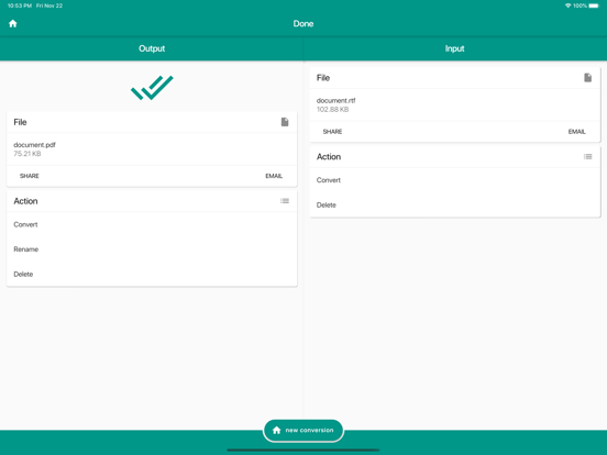 Convert Documents iPad screenshot 4 - Utilities app