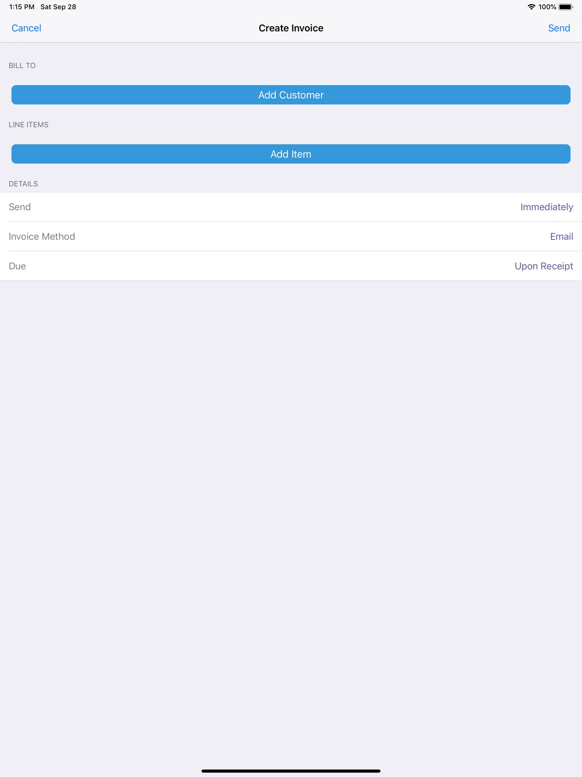 Invoice for Stripe ipad screenshot 4