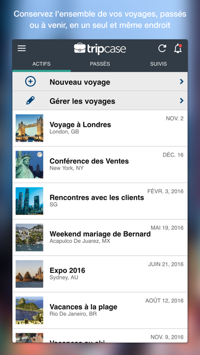 Screenshot #1 pour TripCase