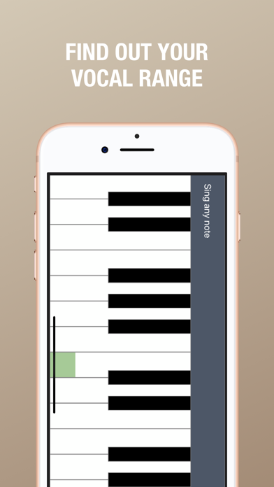 Vocal Range Screenshot
