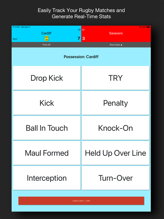 Screenshot #4 pour Breakdown: Rugby Stats