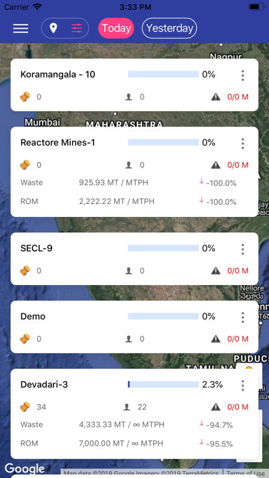Mine tracker Screenshot 2 - AppWisp.com Mine tracker Screenshot 2 - AppWisp.com