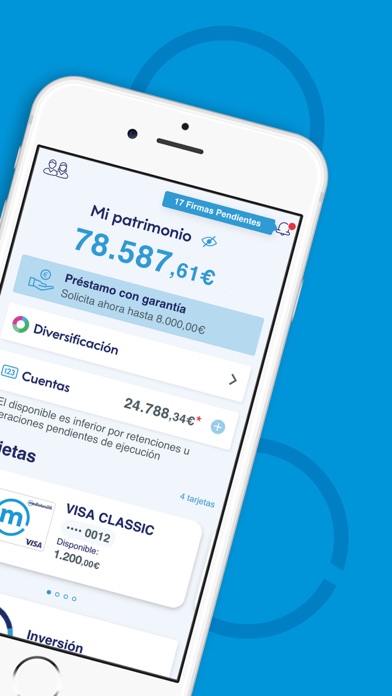 Banco Mediolanum España Screenshot