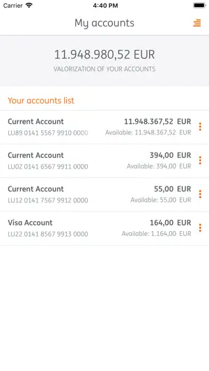 My ING Pro mobile screenshot 2
