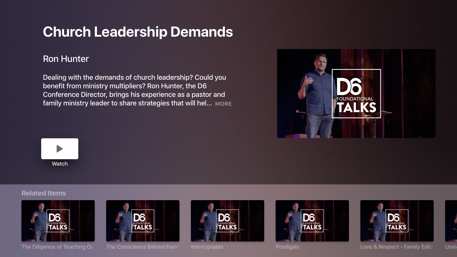 The D6 Family App